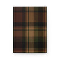 Well Plaid -Matte Hardcover Journal - Notebook, Unique Writing Diary, Gift