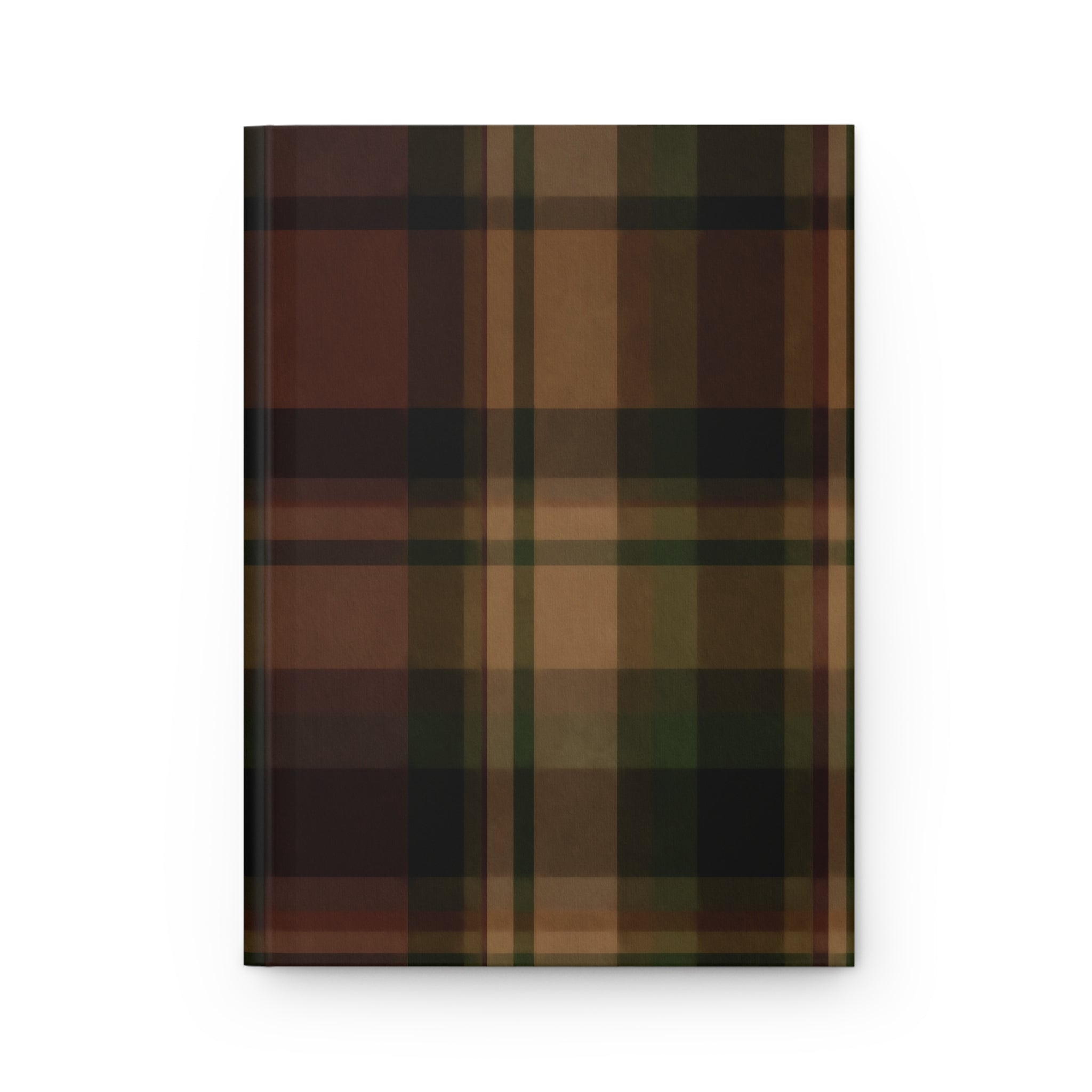 Well Plaid -Matte Hardcover Journal - Notebook, Unique Writing Diary, Gift