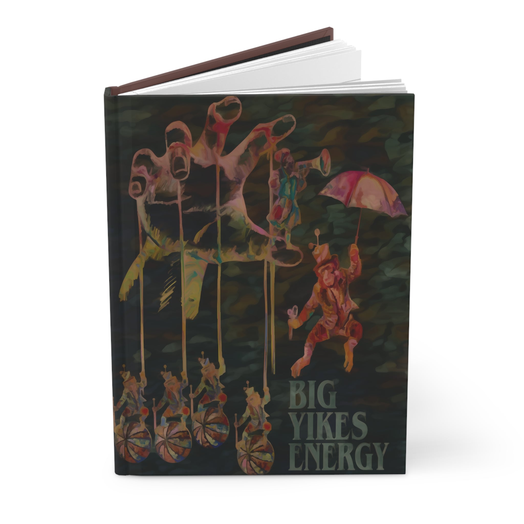 Big Yikes Energy - Matte Hardcover Journal -  Humor Notebook, Funny Notepad, Unique Writing Diary, Gift