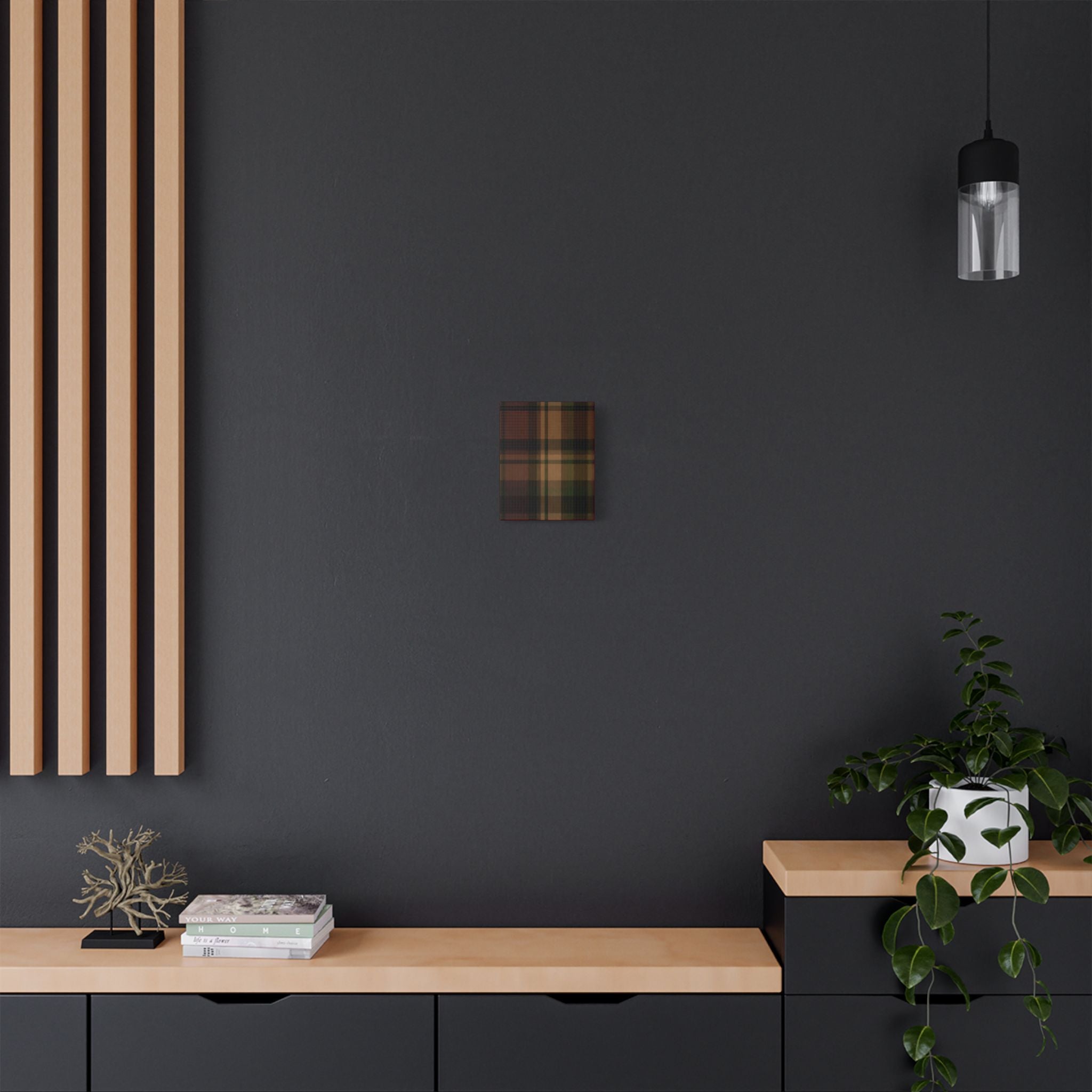 WELL PLAID | 8X10 Satin Stretched Wall Art