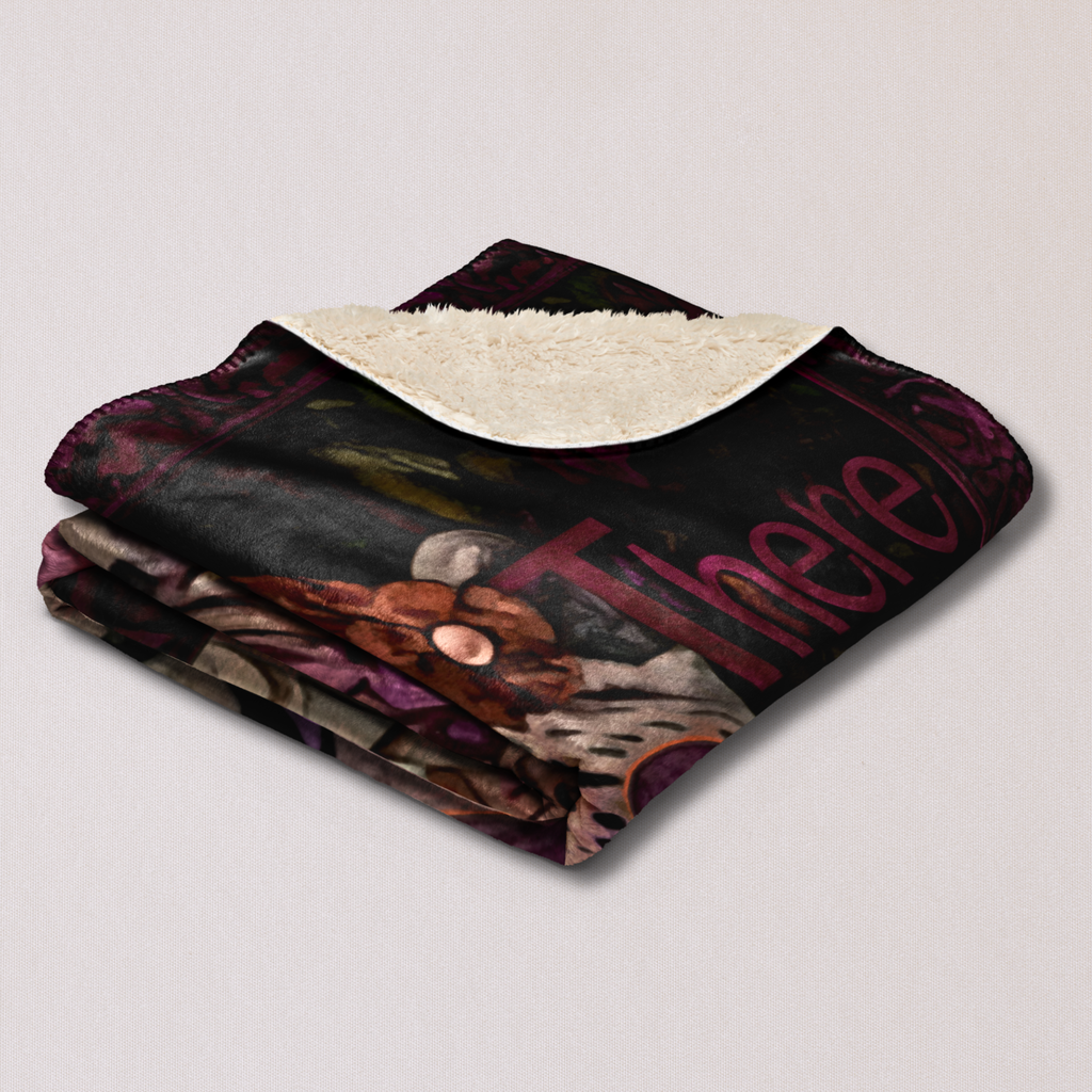 There We Are Then - Fleece Sherpa Blanket — Regal Cheetah Cozy Throw