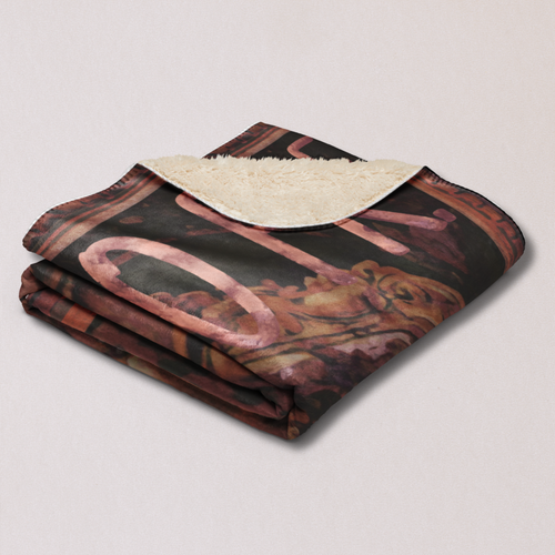 BE SO FR - Fleece Sherpa Blanket – Cozy Throw