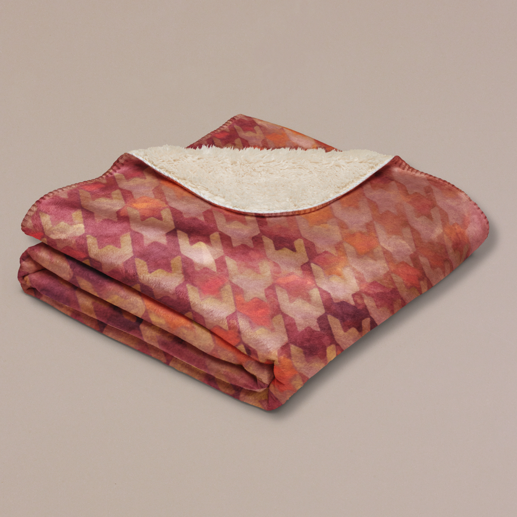 Whimsy Sherpa Blanket — Cozy Fleece Throw