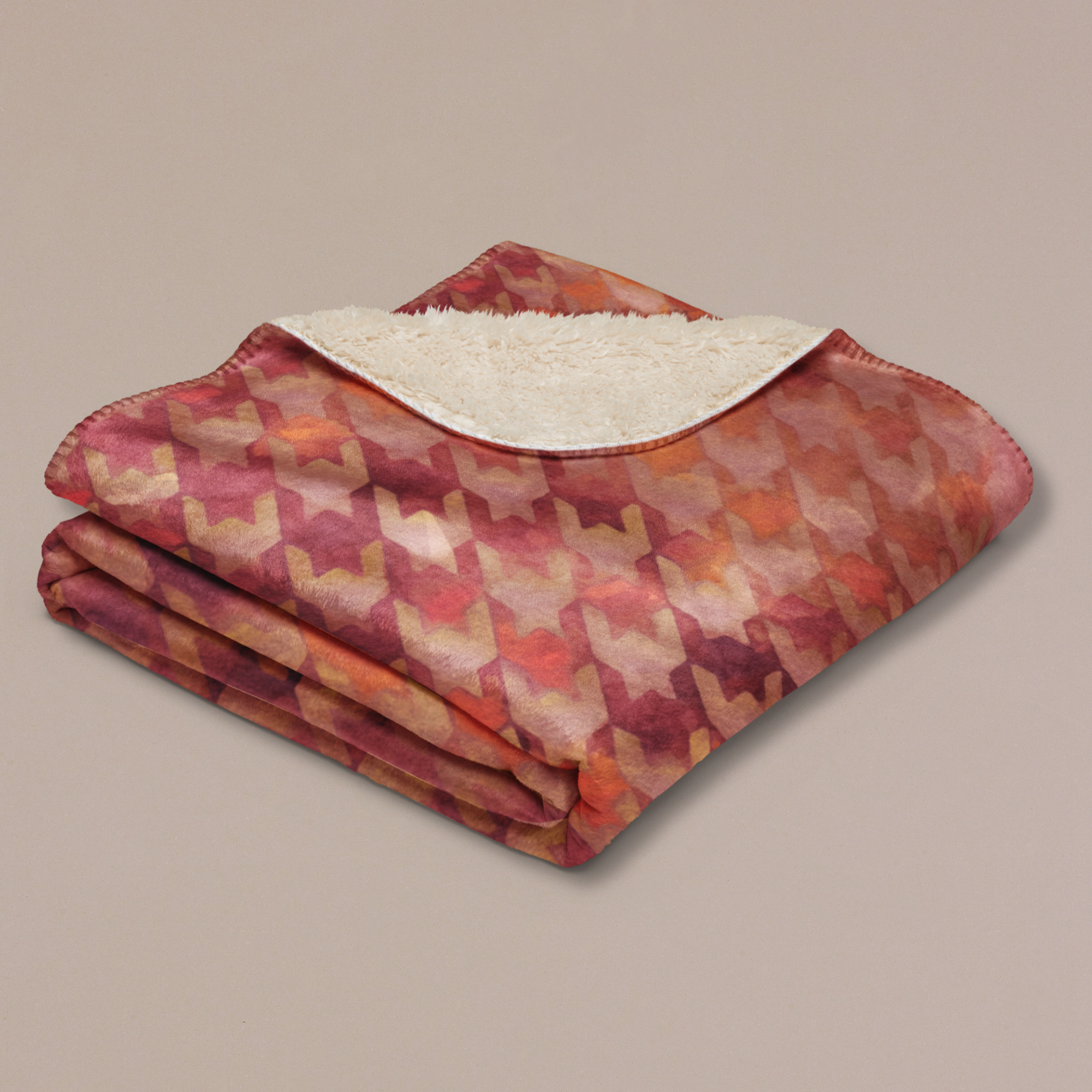 Whimsy Sherpa Blanket — Cozy Fleece Throw