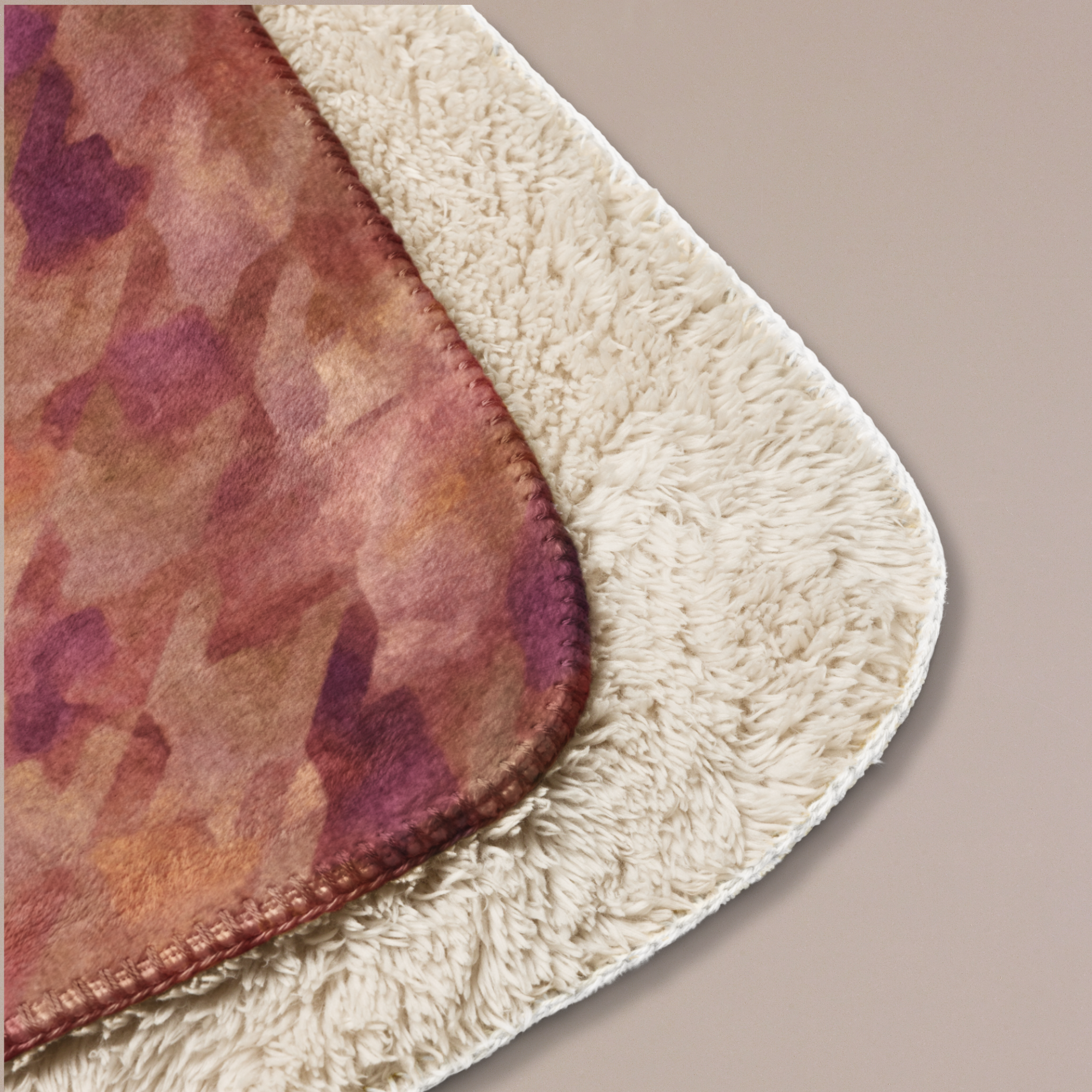 Whimsy Sherpa Blanket — Cozy Fleece Throw