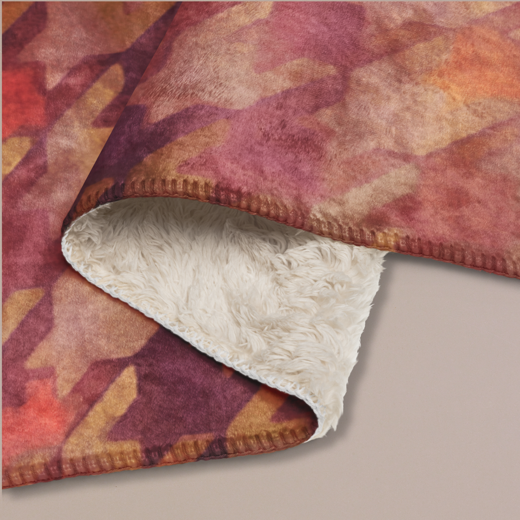Whimsy Sherpa Blanket — Cozy Fleece Throw