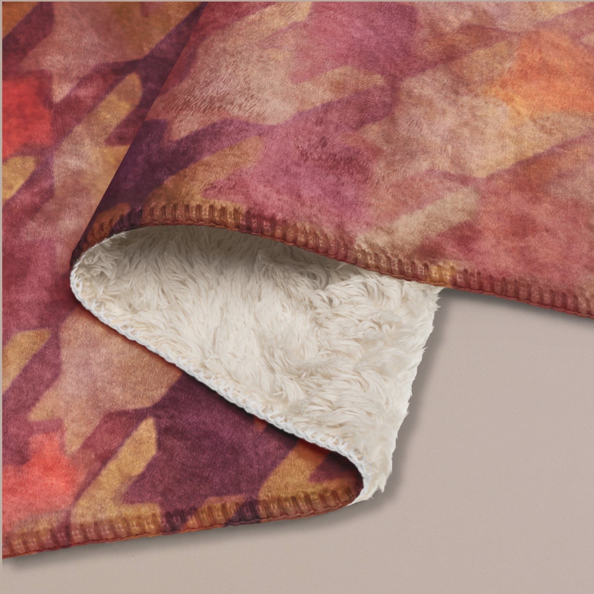 Whimsy Sherpa Blanket — Cozy Fleece Throw