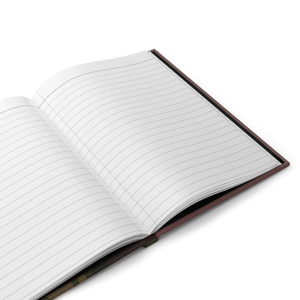 Well Plaid -Matte Hardcover Journal - Notebook, Unique Writing Diary, Gift