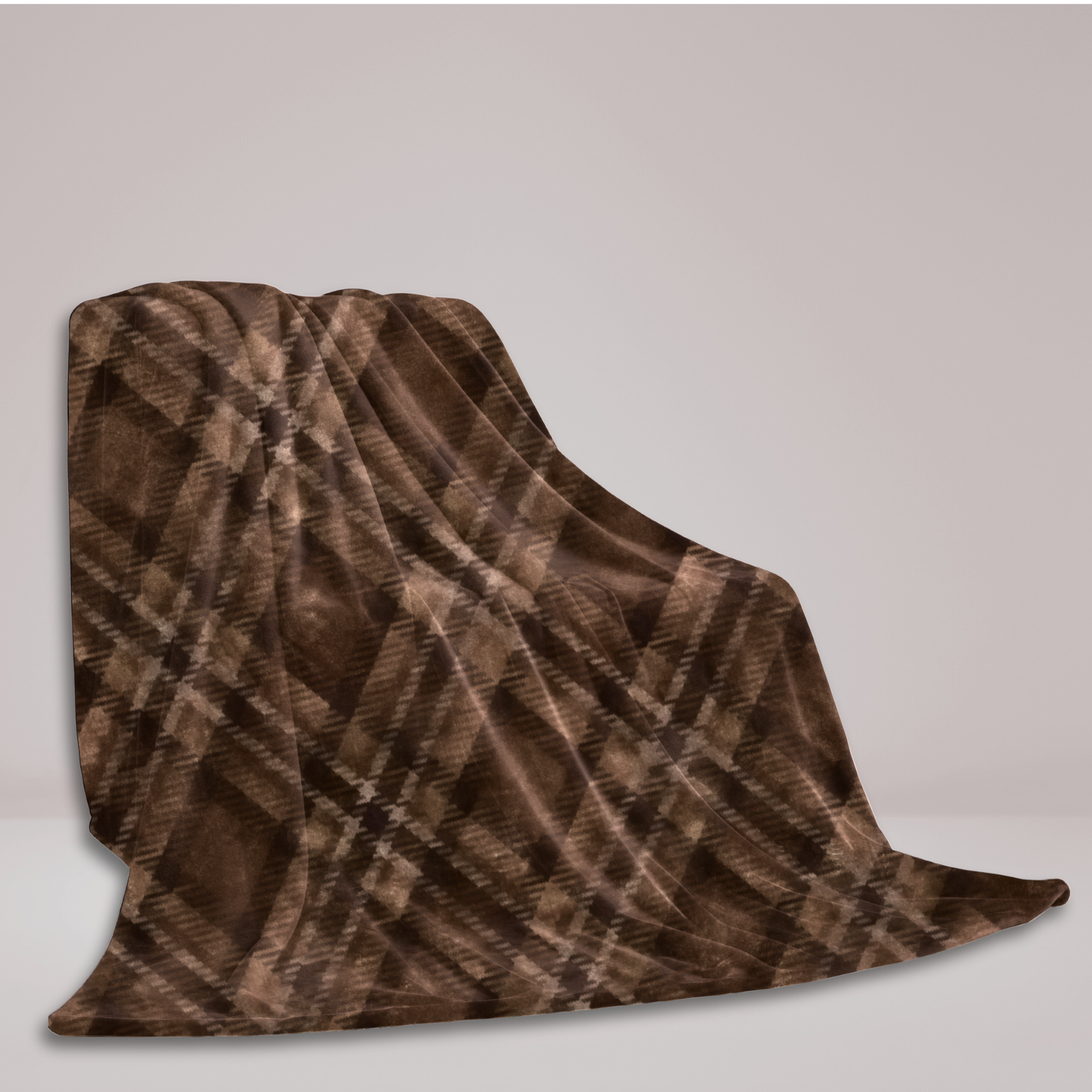 Sherpa Fleece Blanket - TEDDY, cozy throw, karma lover gift, soft cuddly wrap, boho home decor