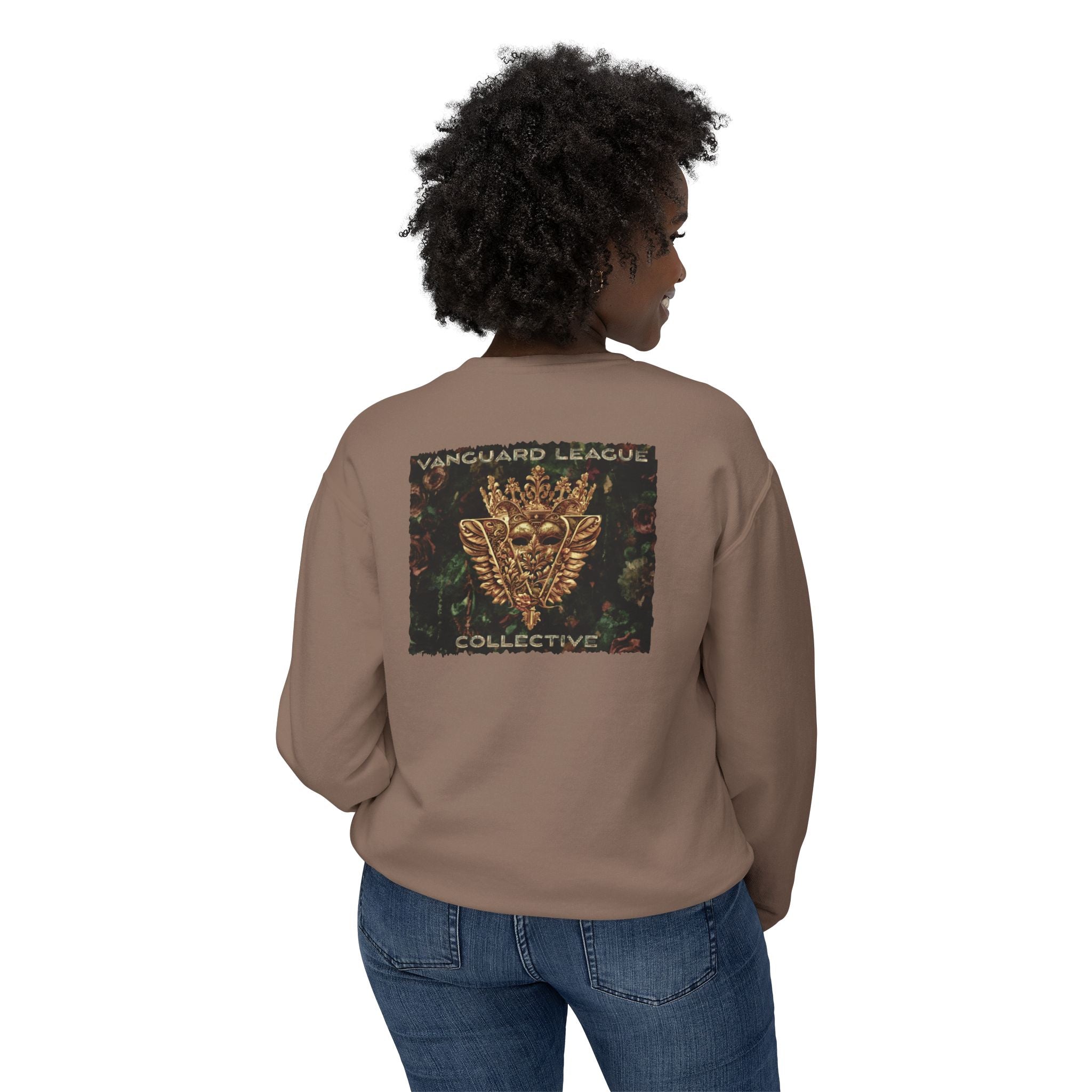 Women's Crewneck Sweatshirt — "There We Are Then."