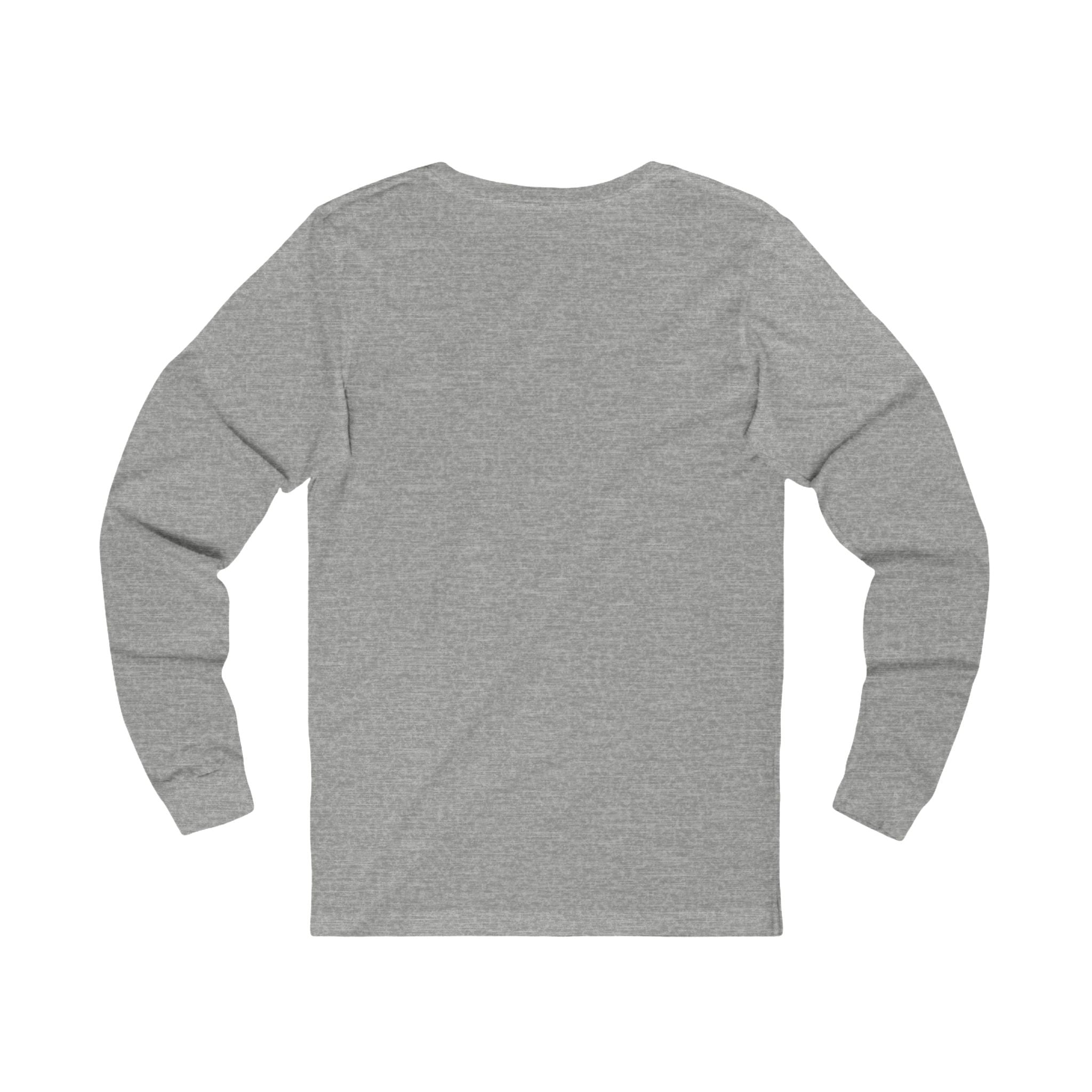 Christmas Santa Long Sleeve Tee — "To the window to the wall 'til Santa decks these halls"