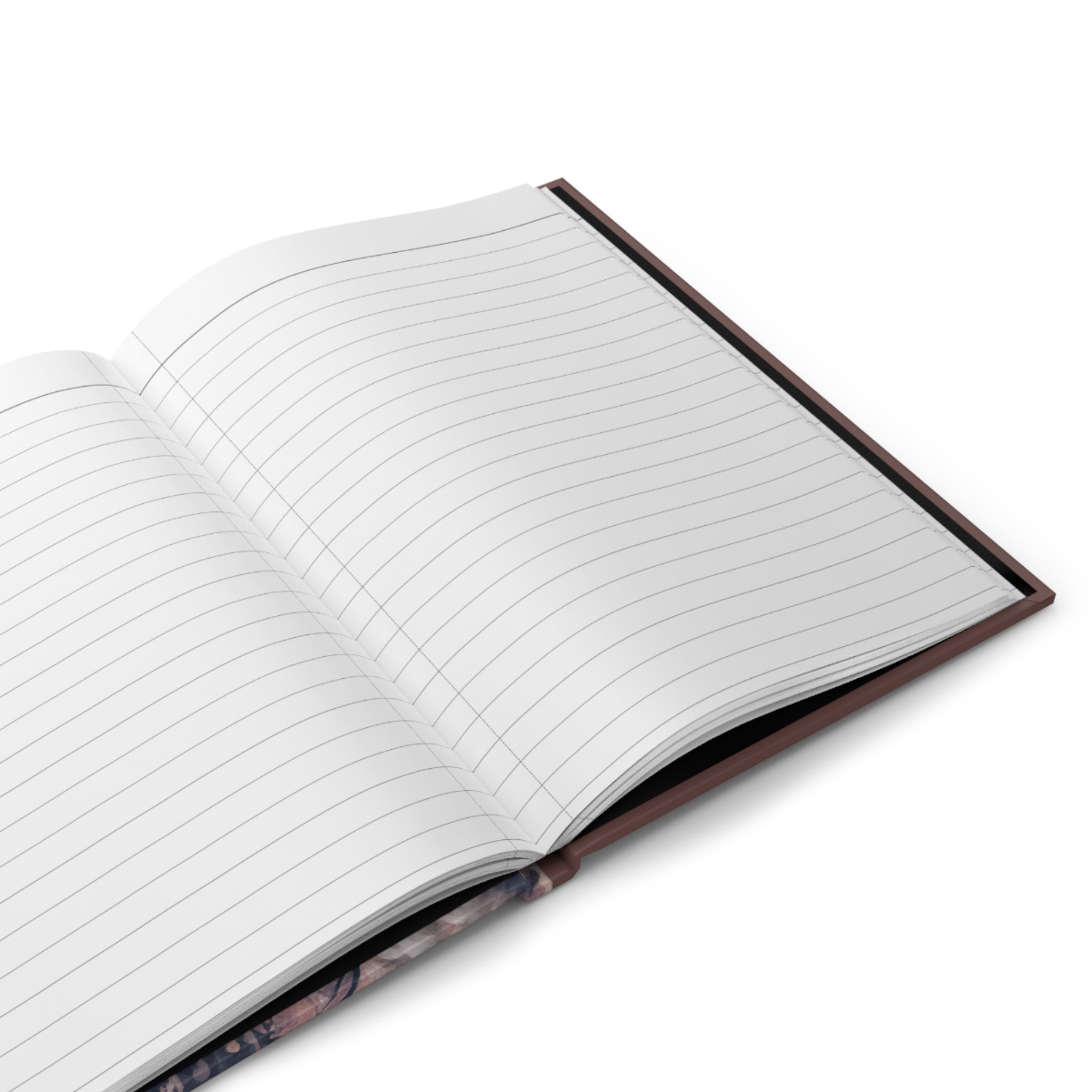 Smiled Once in a While - Matte Hardcover Journal - Quirky Humor Notebook, Funny Notepad, Unique Writing Diary, Gift